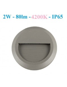 Sieninis LED šviestuvas - CROTO pilkas