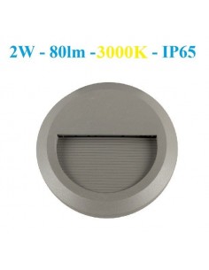 Sieninis LED šviestuvas - CROTO pilkas