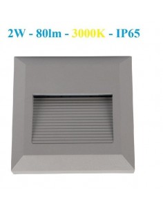 Sieninis LED šviestuvas - CROTO- K pilkas - IP65