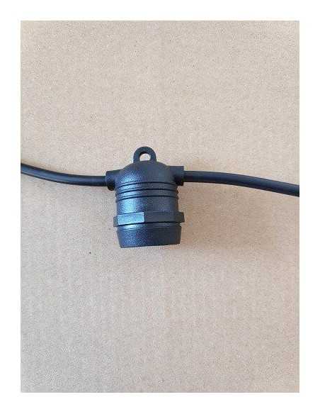 Lauko girlianda E27 - 15 metrų su lemputėmis Lauko girlianda E27 - 15 metrų su lemputėmis