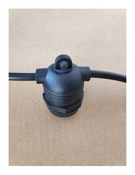 Lauko girlianda E27 - 15 metrų su lemputėmis Lauko girlianda E27 - 15 metrų su lemputėmis