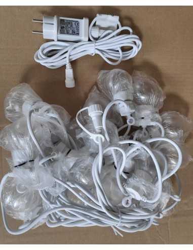 LED lauko girlianda - 8 metrų balta