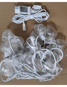 LED lauko girlianda - 8 metrų balta 2