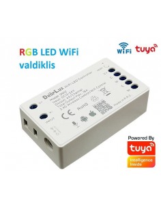 RGB WiFi Tuya LED juostos valdiklis 3 x 5A