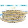 12V LED juosta - 20W - 4500K -180smd