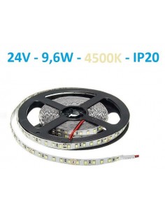 LED juosta 2835 - 9,6W/m - 4500K - IP20