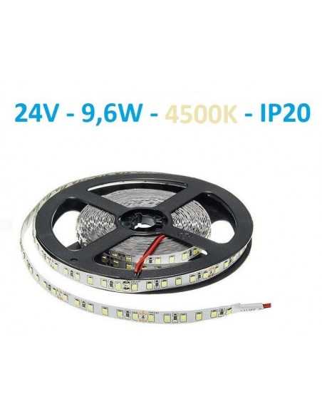 LED juosta 2835 - 9,6W/m - 4500K - IP20