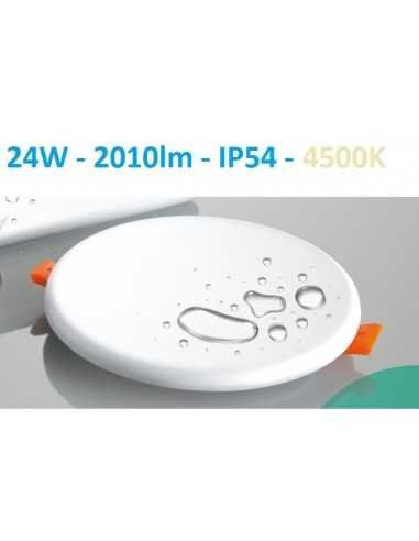 Berėmė vandeniui atspari LED panelė - 24W - 2010lm - IP54 - DW