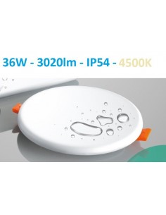 Berėmė vandeniui atspari LED panelė - 36W - 3020lm - IP54 - DW
