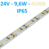 24V LED juosta 9,6W/m - IP65 - 3000K