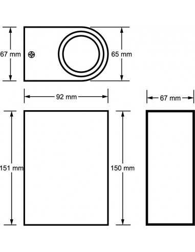 Sieninis LED lauko šviestuvas - Lumi Wand-2a Silver