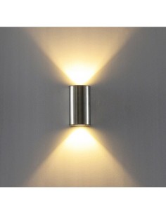 Sieninis LED lauko šviestuvas - Lumi Wand-2a Silver 2