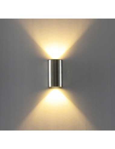 Sieninis LED lauko šviestuvas - Lumi Wand-2a Silver