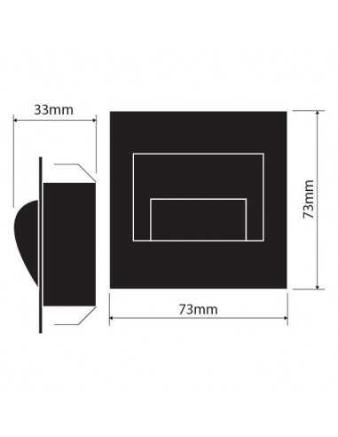 LED laiptų šviestuvas - Wally