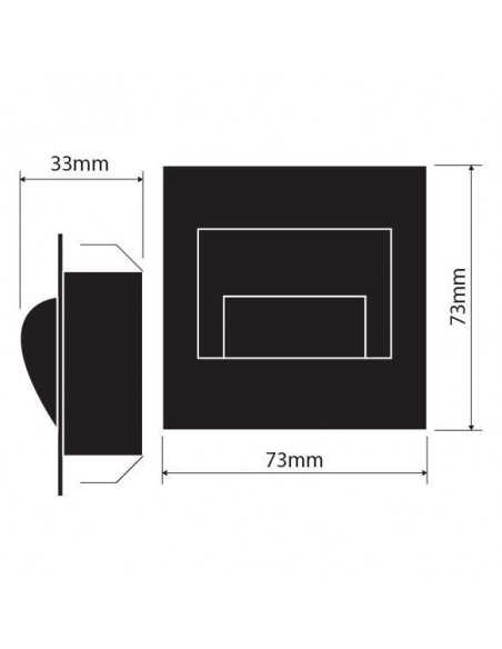 LED laiptų šviestuvas - Wally