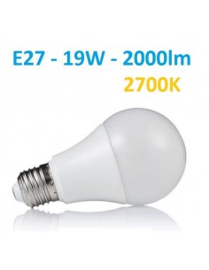 LED lemputė E27 - 19W