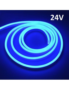 LED juosta NEON FLEX 24V - Mėlyna - IP67