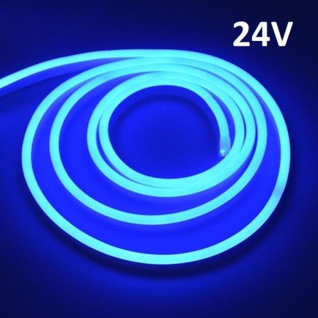 LED juosta NEON FLEX 24V - Mėlyna - IP67