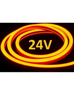 LED NEON FLEX juosta 24V - Amber - IP67