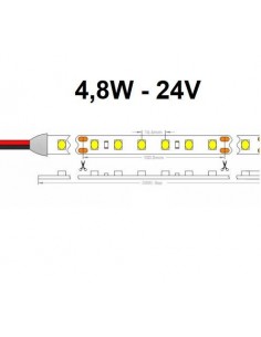 LED juosta - 4,8W - 24V - 3000K - IP20 šiltai balta 2