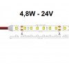 LED juosta - 4,8W - 24V - 3000K - IP20 šiltai balta