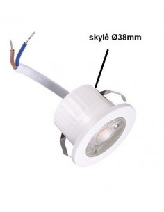 LED šviestuvas į pakalimą 3W - 4000K - IP44 baltas 2