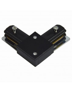 Kampinė jungtis 1 fazės Premium bėgeliui - juoda