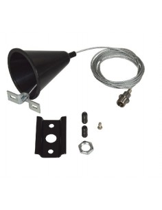 Pakabinimo komplektas 1 fazės Premium bėgeliui - juodas