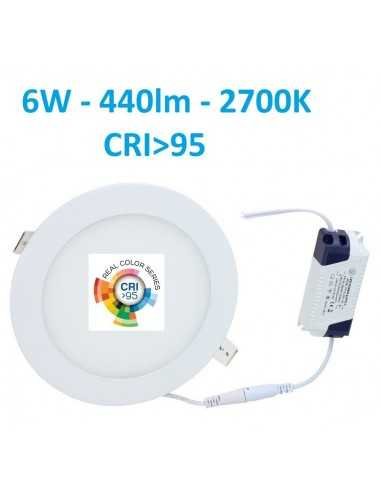 Įleidžiama LED panelė - 6W - 2700K CRI95