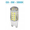 G9 LED Lemputė 5W - 3000K