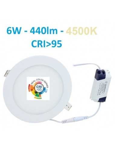 Įleidžiama LED panelė - 6W - 4500K CRI95