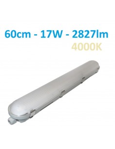 TRI-PROOF hermetinis šviestuvas 60cm - 17W - 2827lm - 4000K - IP65