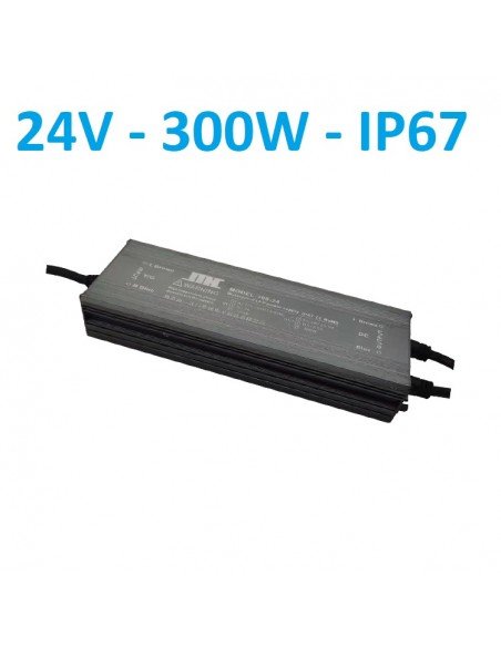 Profesionalus hermetinis LED maitinimo šaltinis 24V - 300W - IP67