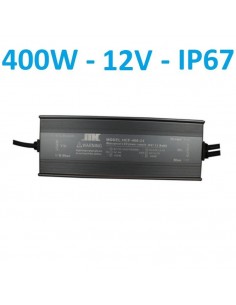 Profesionalus hermetinis LED maitinimo šaltinis 12V - 400W - IP67