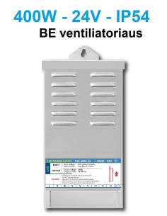 LED maitinimo šaltinis - 24V - 400W be ventiliatoriaus