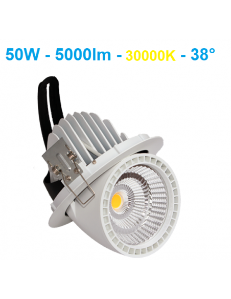 LED šviestuvas montuojamas į lubas - Gimbal 50W - 3000K