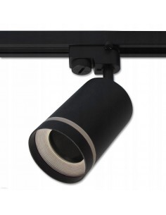 Akcentinis LED šviestuvas - Track GU10 Ring juodas