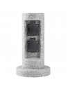 Pastatomas stulpelis su rozete - Garten Stone 27cm