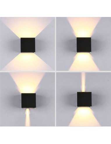 LED lauko šviestuvas - Lumi Adjustable Black