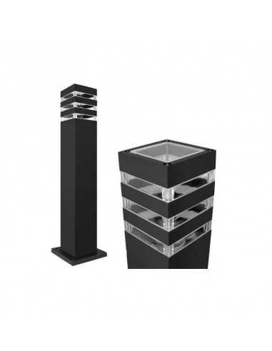 PASTATOMAS LAUKO ŠVIESTUVAS - Santa E27 80cm juodas