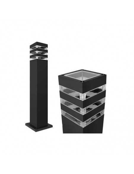 PASTATOMAS LAUKO ŠVIESTUVAS - Santa E27 80cm juodas