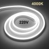 LED juosta NEON FLEX 220V - 4000K - IP67