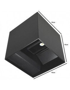 LED šviestuvas - Lumi Adjustable 6W Antracit 4000K 2