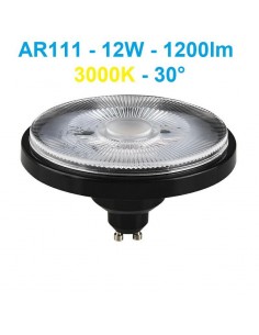 LED lemputė AR111-12W-3000K-30°