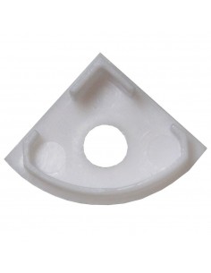 Kampinio LED profilio užbaigimo galas su skyle 2