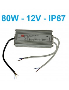 80W - 12V - LED maitinimo šaltinis IP67