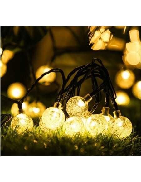 LED girlianda su saulės elementais - 485cm - 20xLED