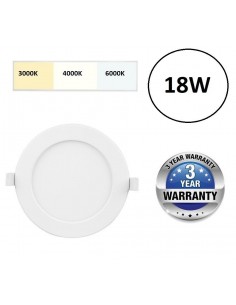 Įleidžiama reguliuojama LED panelė - 18W