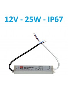 LED maitinimo šaltinis 12V - 25W - IP67