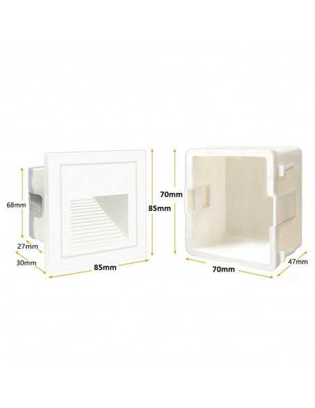 LED laiptų šviestuvas -Stair White 3W